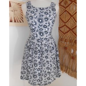 Anthropologie Lavand Sleeveless Geo Mod Dress